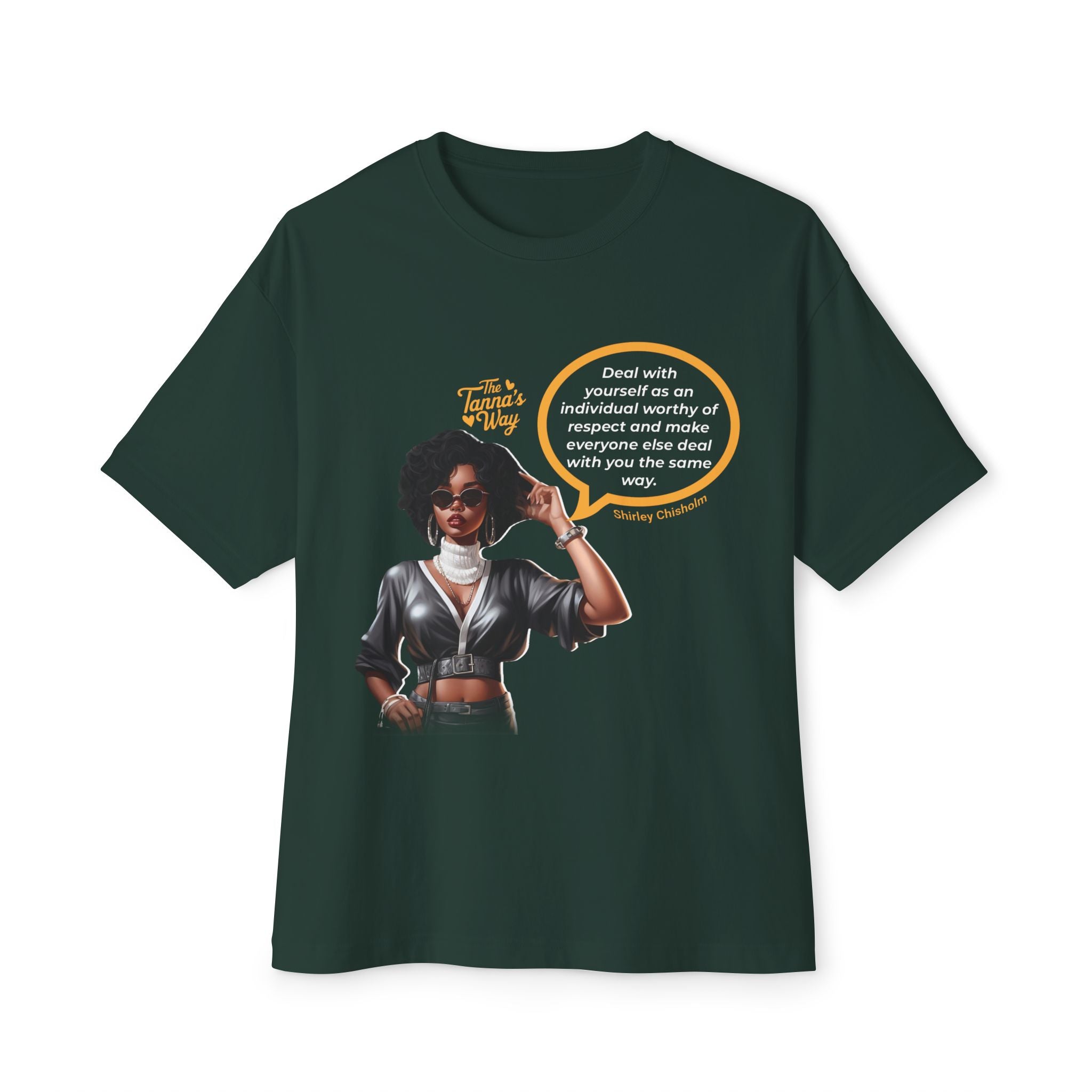 Shirley Chisholm | Unisex Oversized Boxy Tee